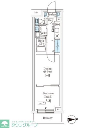 【防音マンション】プラネソシエプラス桜台の物件間取画像